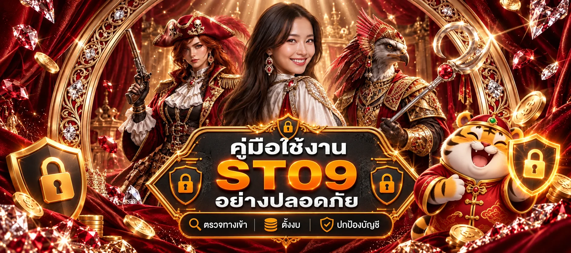 ST09 คู่มือใช้งานปลอดภัย ตรวจทางเข้าและบัญชี